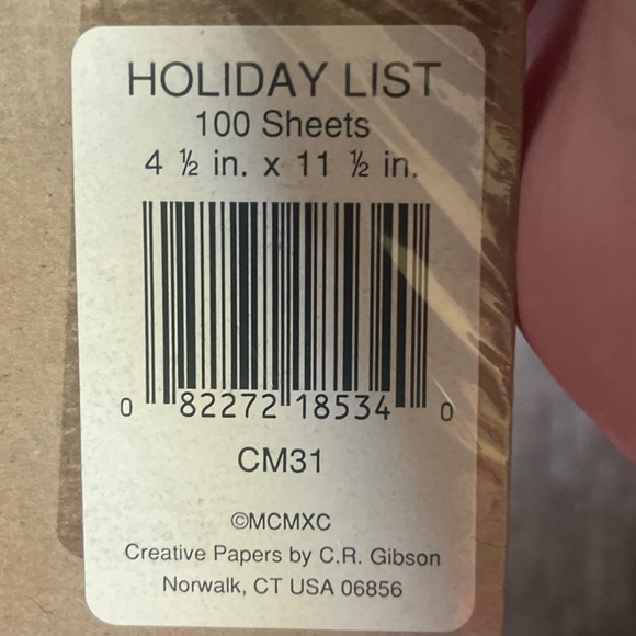 Christmas List 100 Sheets Santa Toys by Papers by C.R. Gibson - Picture 8 of 9